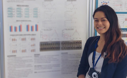 Ms. Seioh Ezaki, currently 3rd year student, performed a poster presentation at the TSUKUBA CONFERENCE 2019.