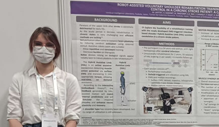 Ms. Margaux Noémie Lafitte, 3rd year student, performed a poster presentation at the FENS Forum 2022 in Paris.