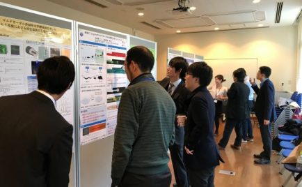 Mr. Shinichi Miyazaki, 1st year student, performed a poster presentation at the symposium of the division of living cells spectroscopy of the Spectroscopical Society of Japan.