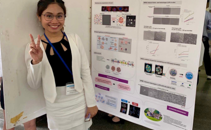 Ms. Michelle Jane Clemeno Genoveso(Humanics 1st) had a poster presentation at the  2nd University of Tsukuba-University of Science Joint young researcher meeting in biomedical science at Ho Chi Minh City, Vietnam