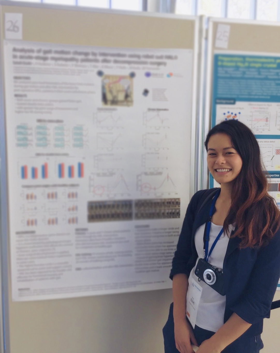 Ms. Seioh Ezaki, currently 3rd year student, performed a poster presentation at the TSUKUBA CONFERENCE 2019.