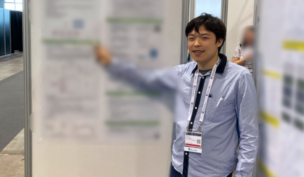 Mr. Yuya Arai, 1st year student, gave a poster presentation at the SLAS Europe 2023 and received Tony B. Travel Award.