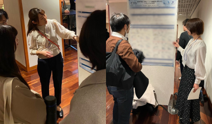 Ms. Ami Kaneko and Ms. Hibiki Okamura (both 3rd year students) gave poster presentations at the 76th meeting of the Zoological Society of Japan (ZSJ) Kanto Branch.