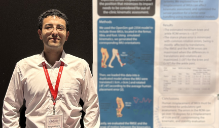 Sergio Alberto Galindo Leonさん(ヒューマニクス4年生)が 46th Annual International Conference of the IEEE Engineering in Medicine and Biology Societyにて筆頭著者としてポスター発表を行いました。