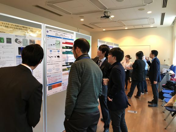 Mr. Shinichi Miyazaki, 1st year student, performed a poster presentation at the symposium of the division of living cells spectroscopy of the Spectroscopical Society of Japan.