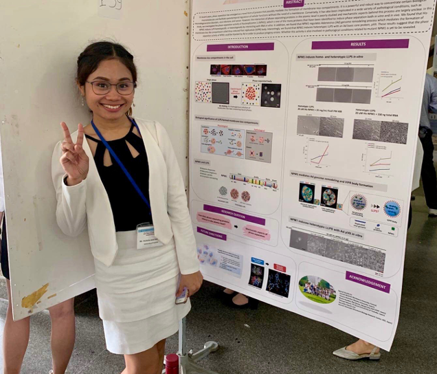 Ms. Michelle Jane Clemeno Genoveso(Humanics 1st) had a poster presentation at the  2nd University of Tsukuba-University of Science Joint young researcher meeting in biomedical science at Ho Chi Minh City, Vietnam